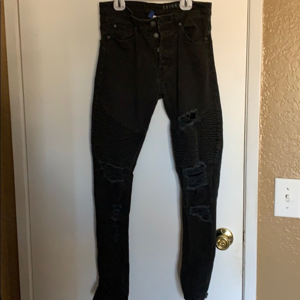 H&M black skinny jeans